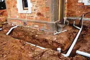 outside drainage Walworth